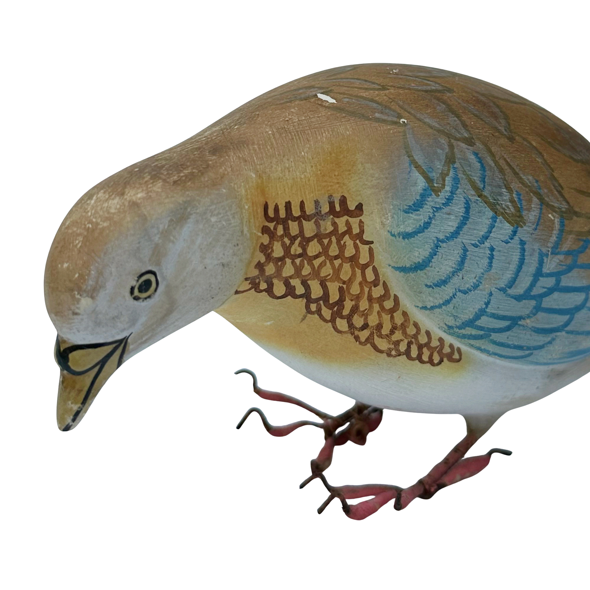 Vintage Handpainted Turtle Dove