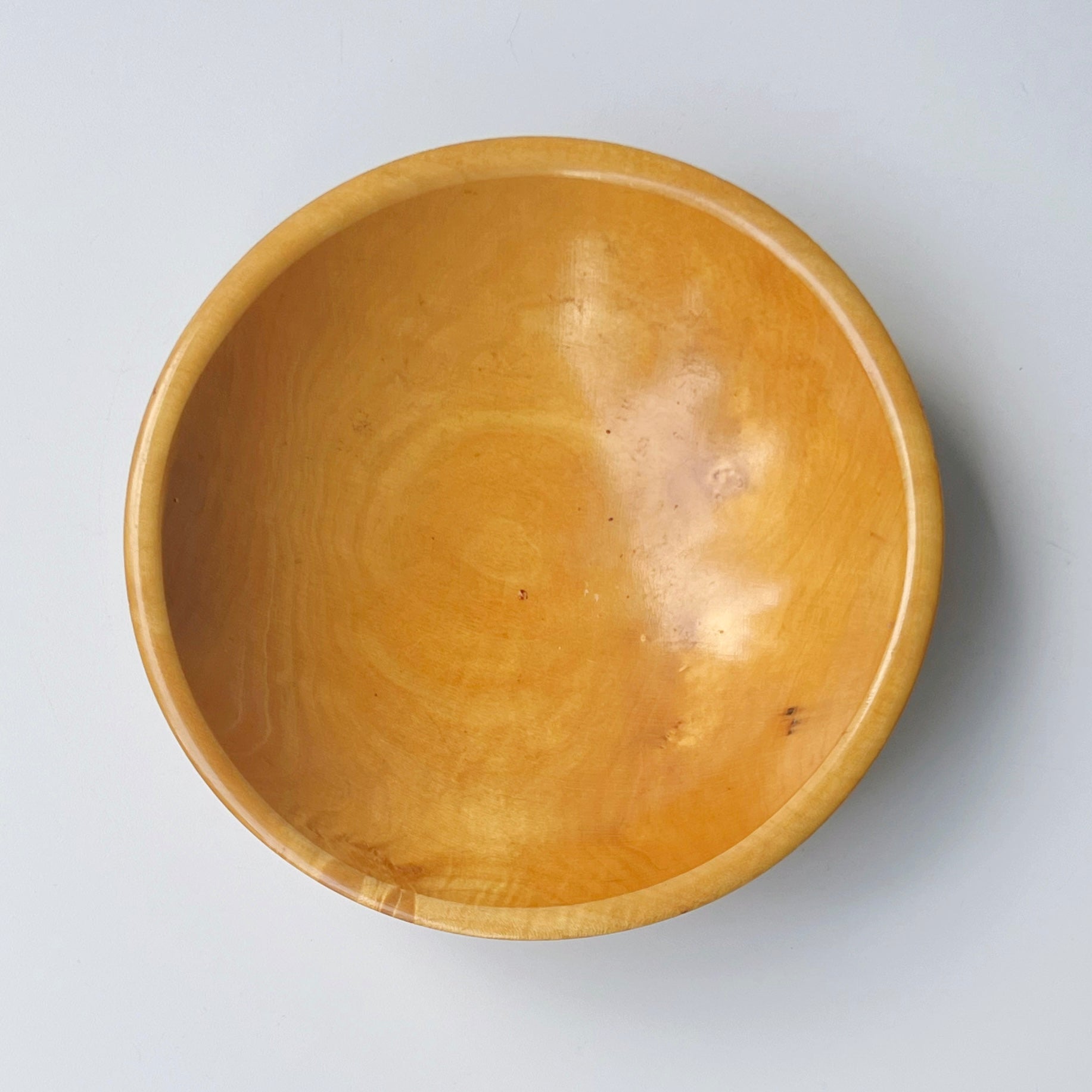 Vintage Honey Maplewood Bowl