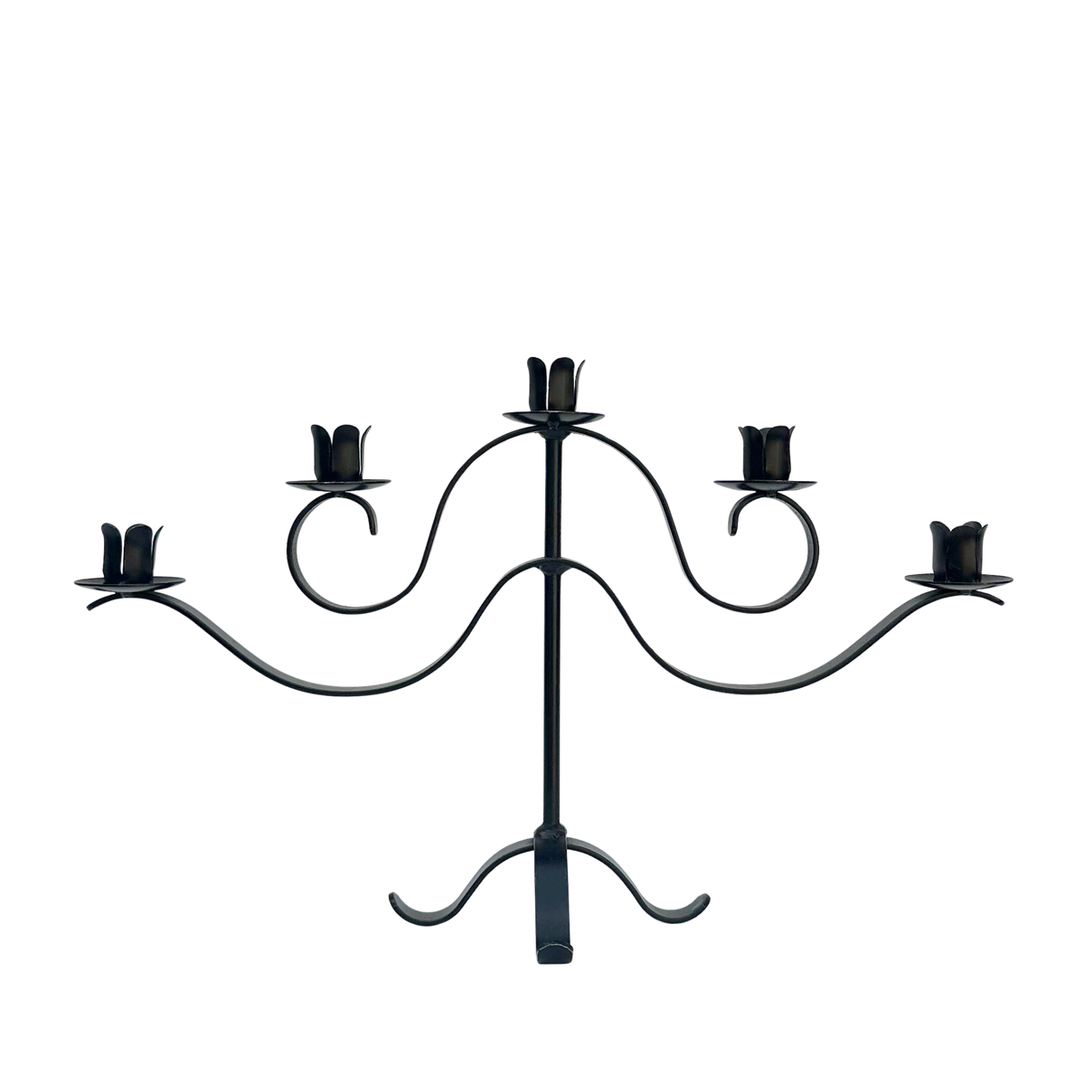 Vintage Wrought Iron Candelabra