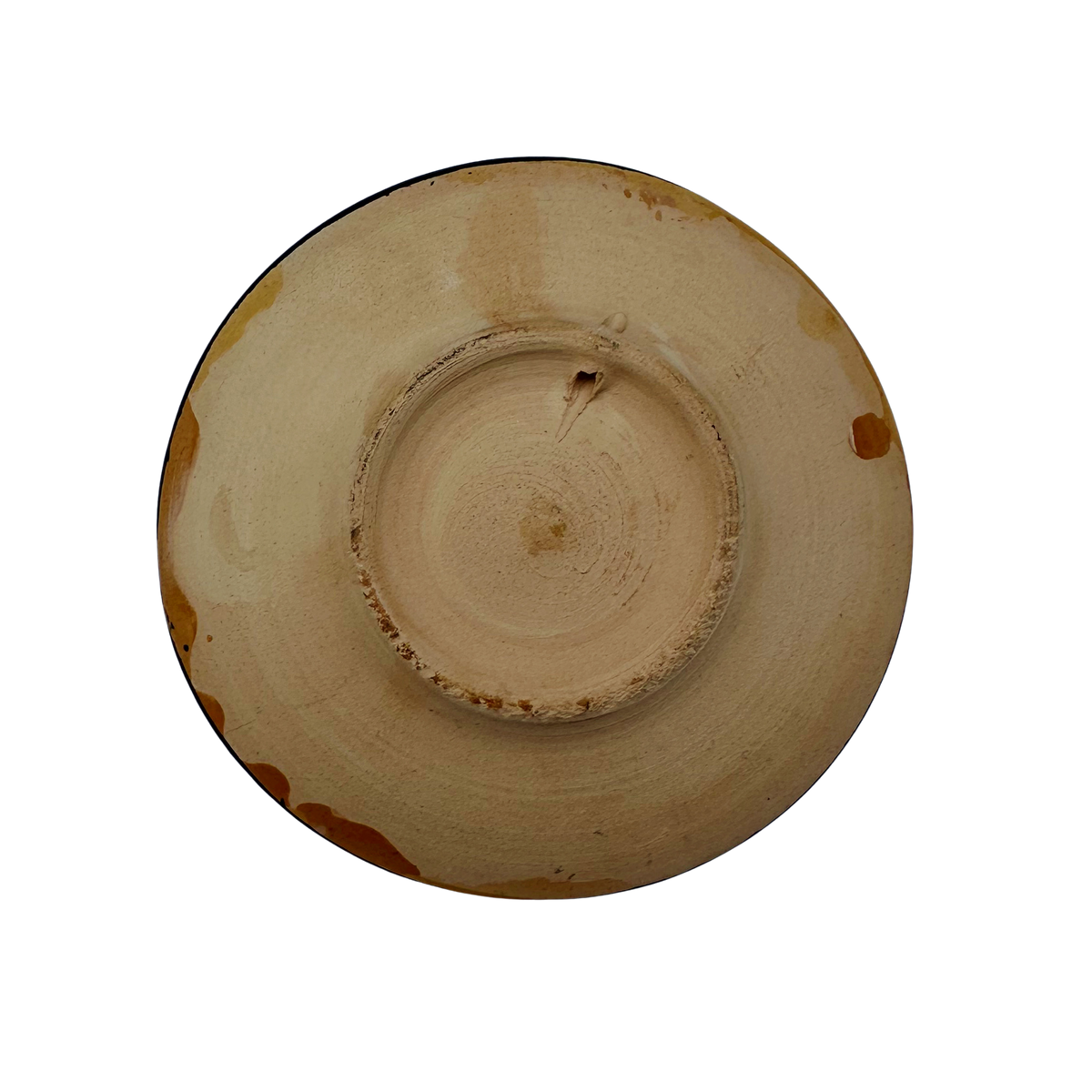 Tiny Ceramic Folk Art Dish