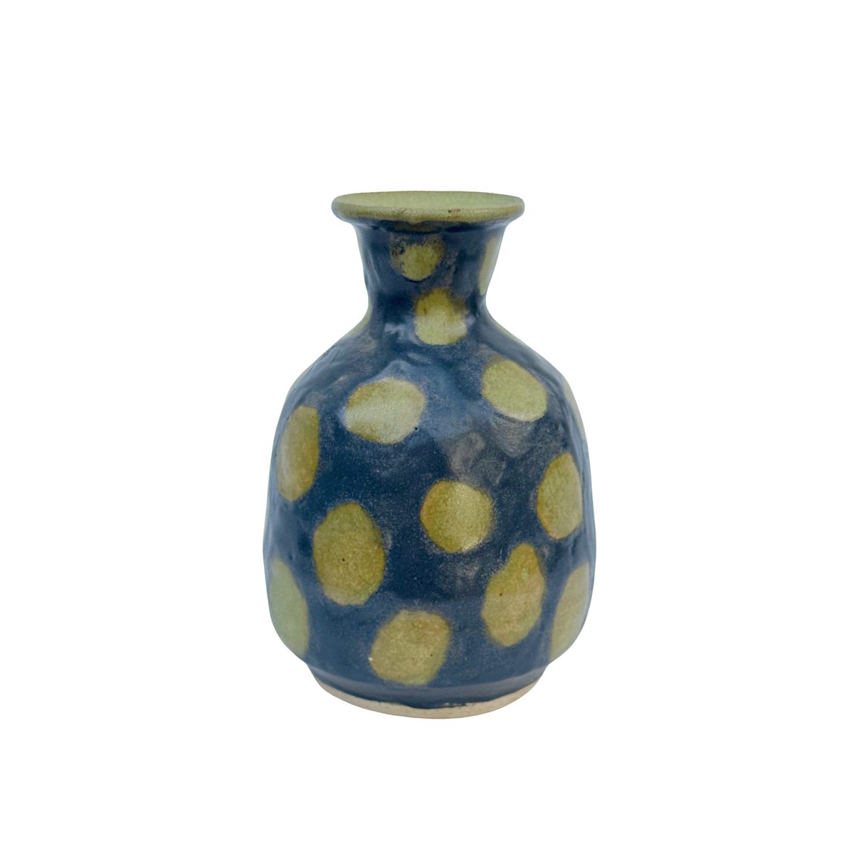 Handmade Cermic Vase | Yellow Circle Motif