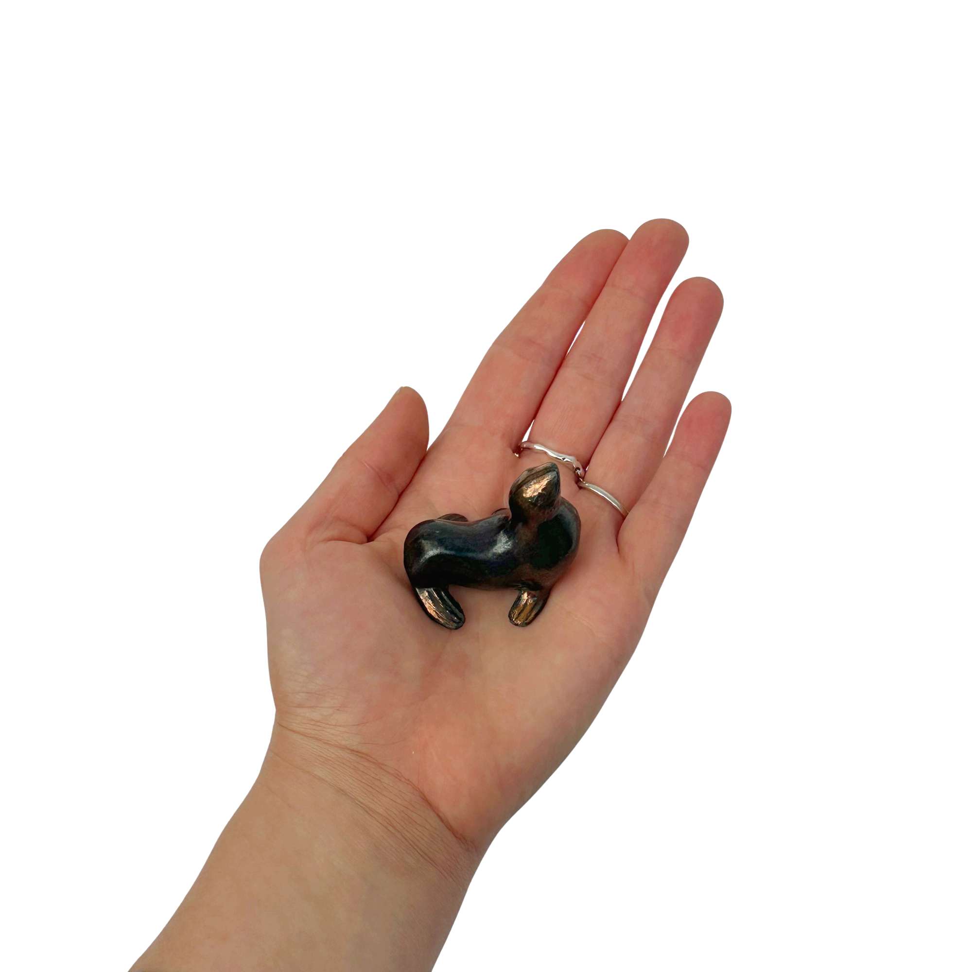 Vintage Tiny Bronze Seal