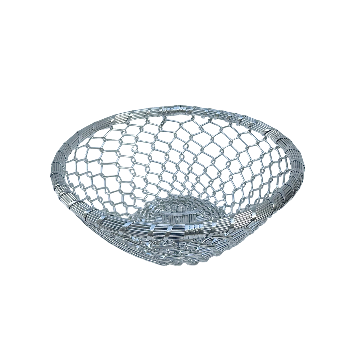 Vintage Woven Wire Bowl