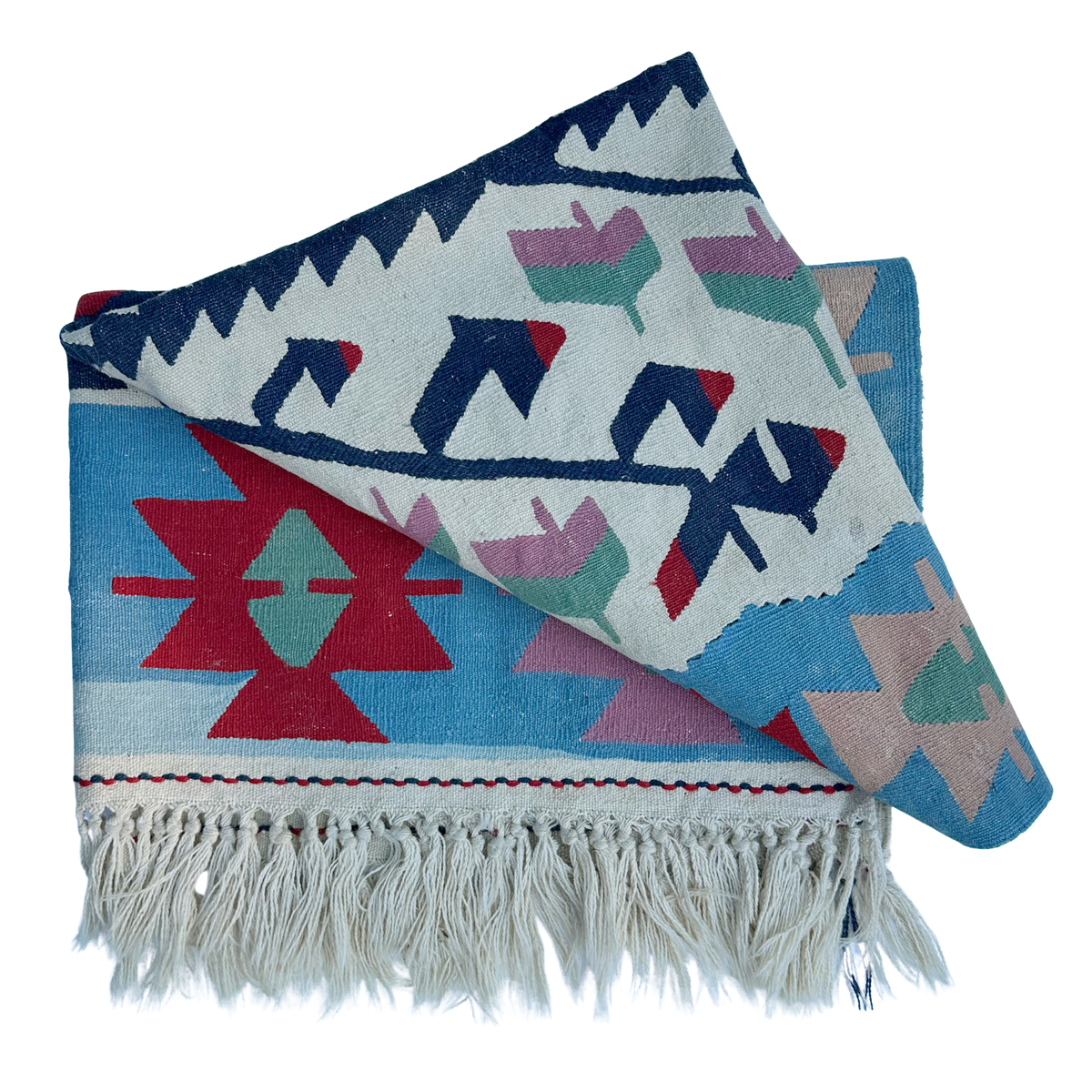 Flatwoven Turkish Kilim | Tree of Life Motif