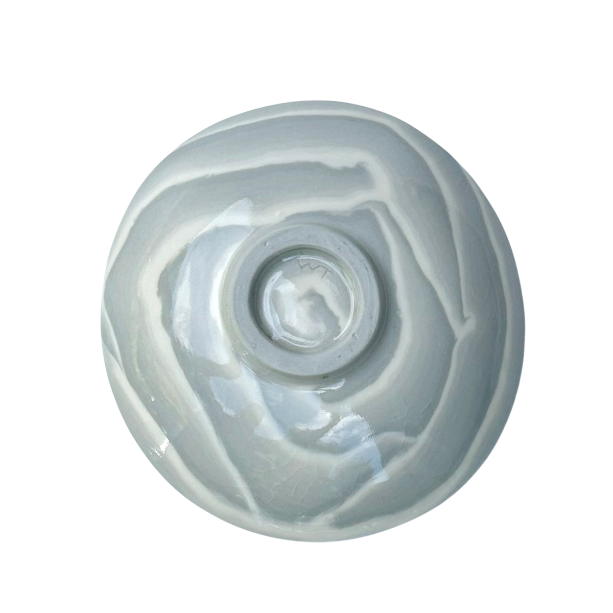 Marbled Ceramic Shallow Bowl