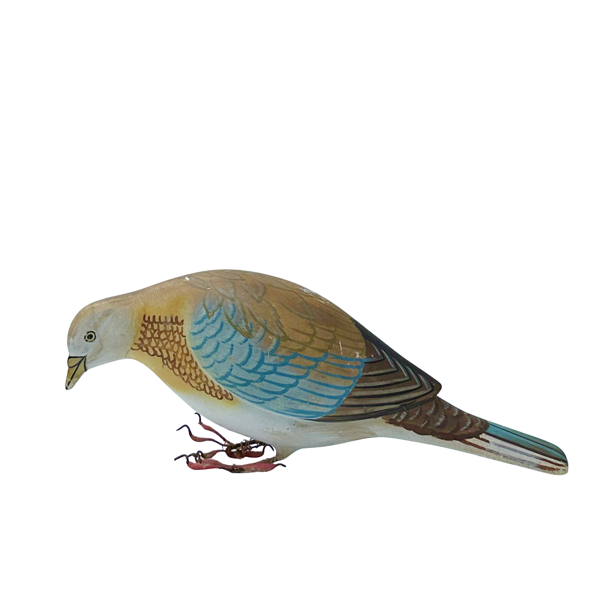 Vintage Handpainted Turtle Dove