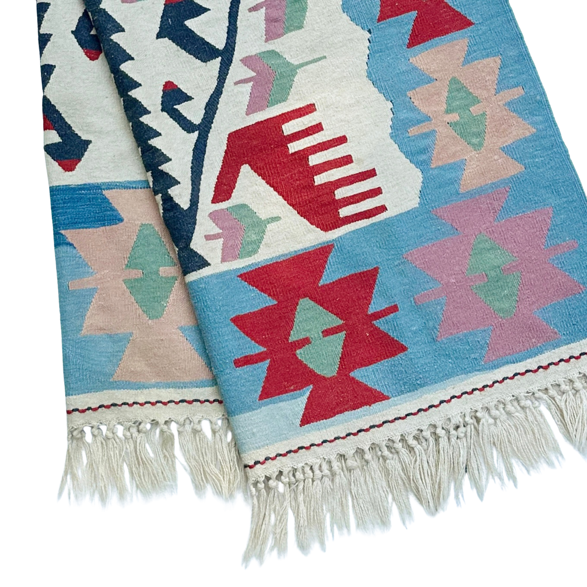 Flatwoven Turkish Kilim | Tree of Life Motif
