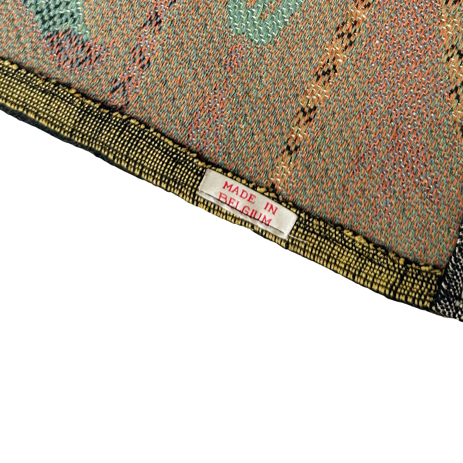 Vintage Belgian Woven Wall Hanging