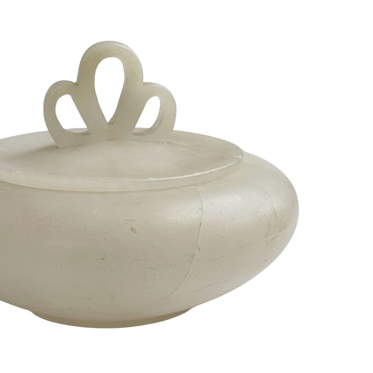 Vintage Alabaster Lidded Vessel