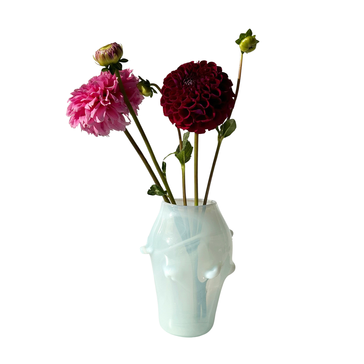 Vintage Lumpy Art Glass Vase