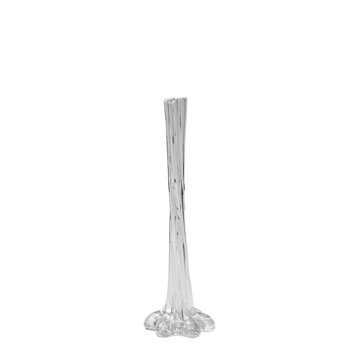 Vintage Handblown Long Stem Vase