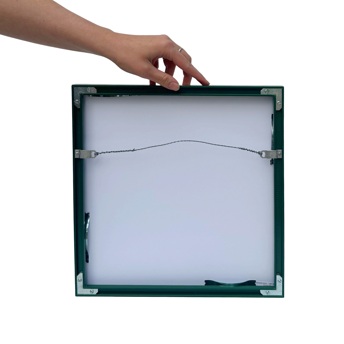 Vintage Sheet of Matchbook Covers in Green Frame