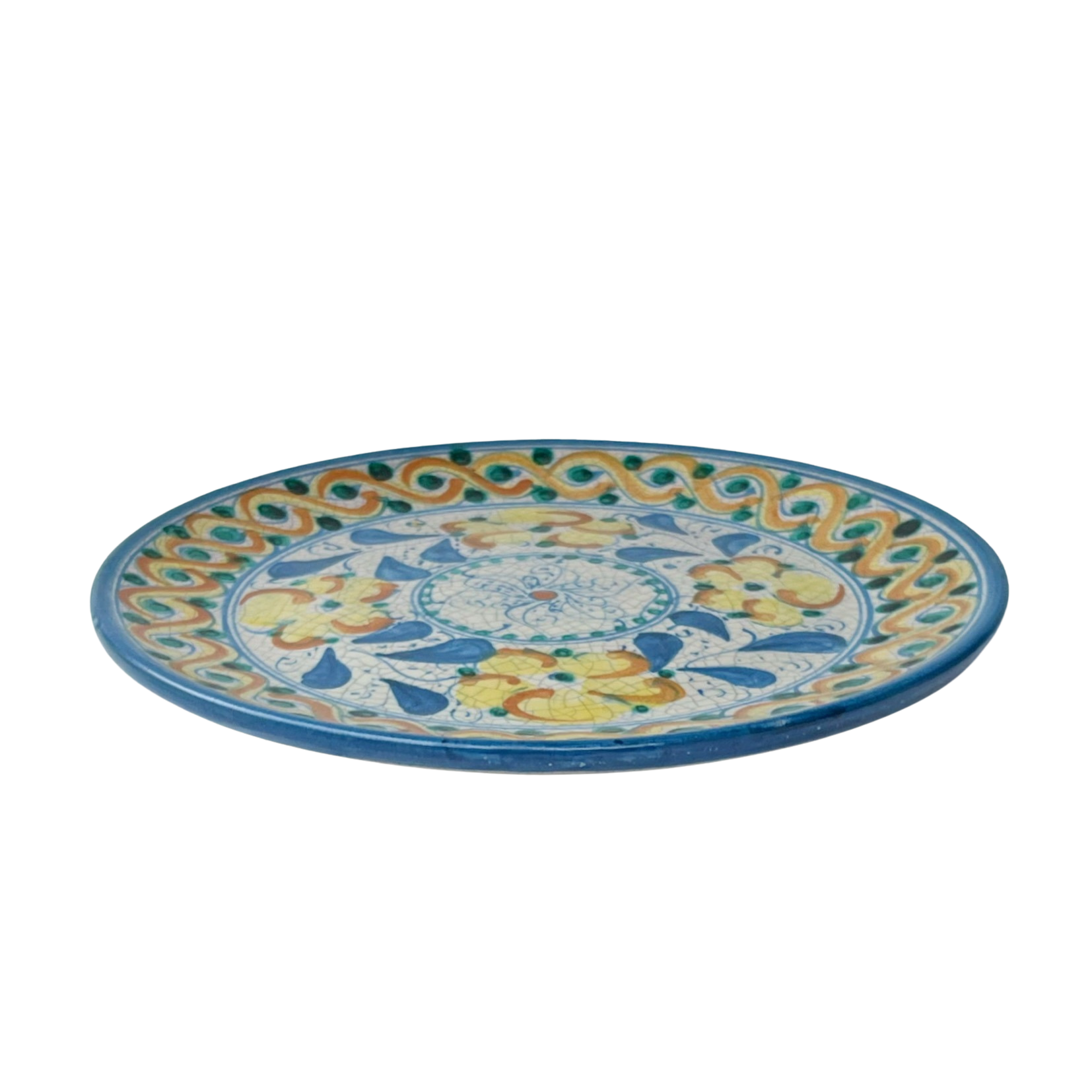 Vintage Sicilian Pottery Plate