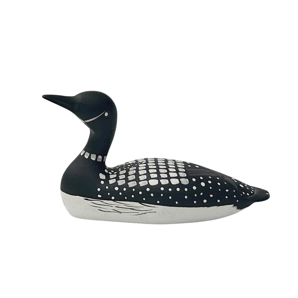 Vintage Handmade Wooden Loon