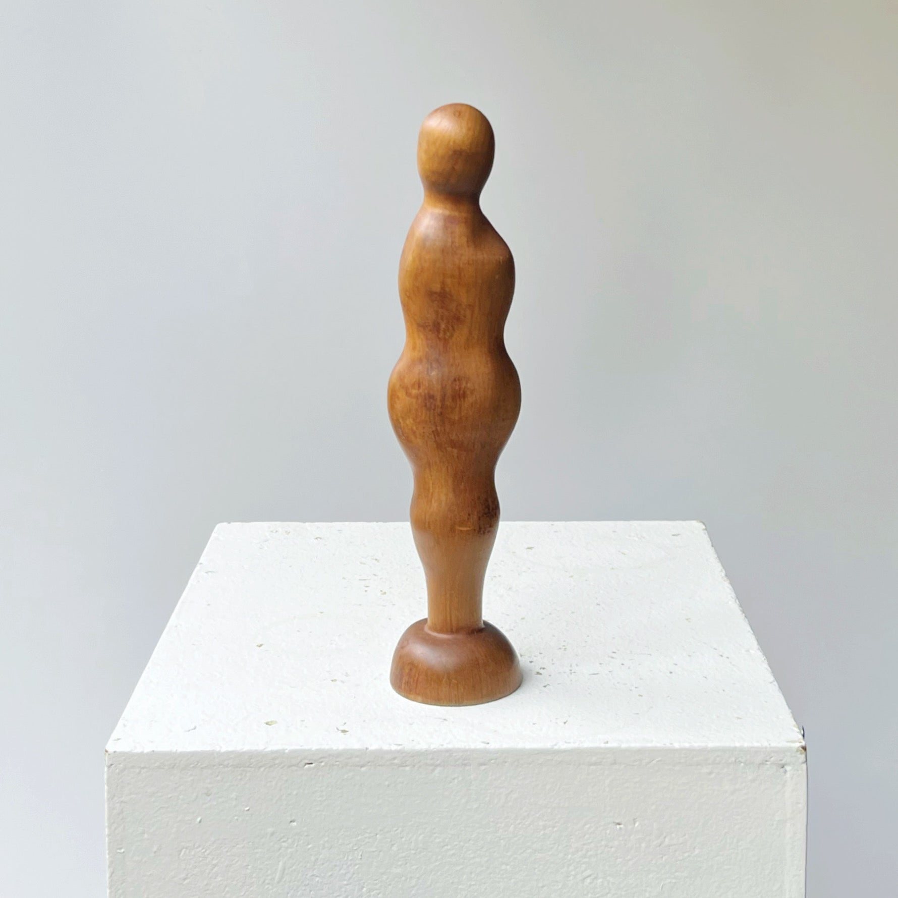 Abstract Figural Wood Sculpture, Vintage