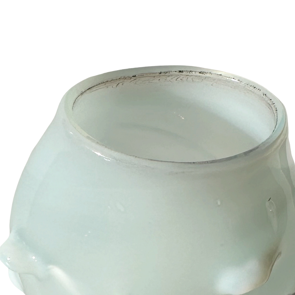 Vintage Lumpy Art Glass Vase