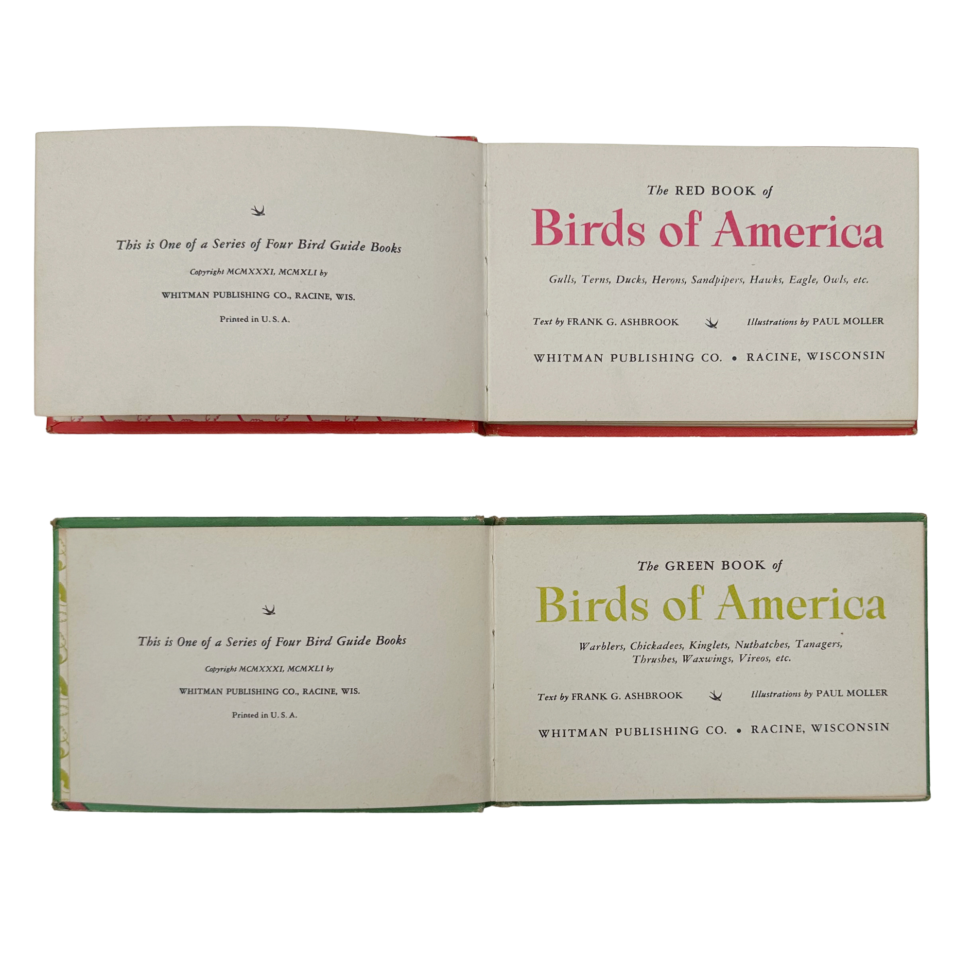 Birds of America Books (Set of 2)