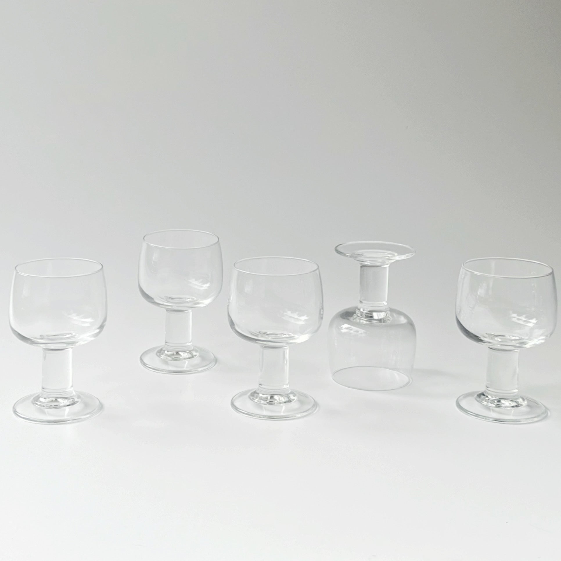 Modernist French Wine Glass