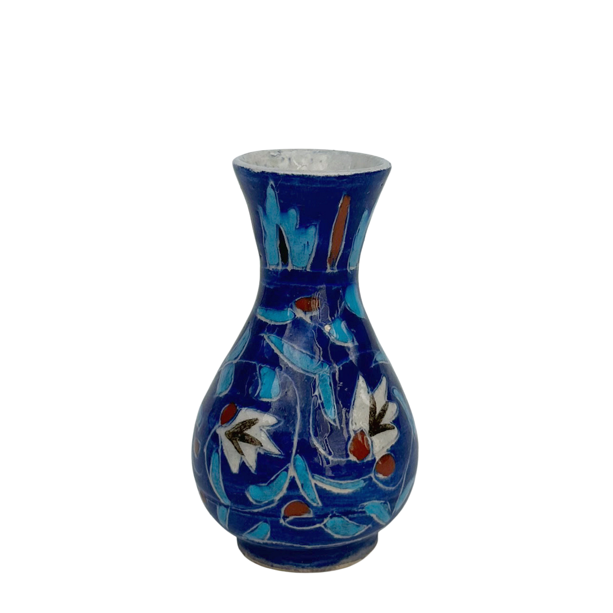 Handmade Ceramic Bud Vase | Floral Motif