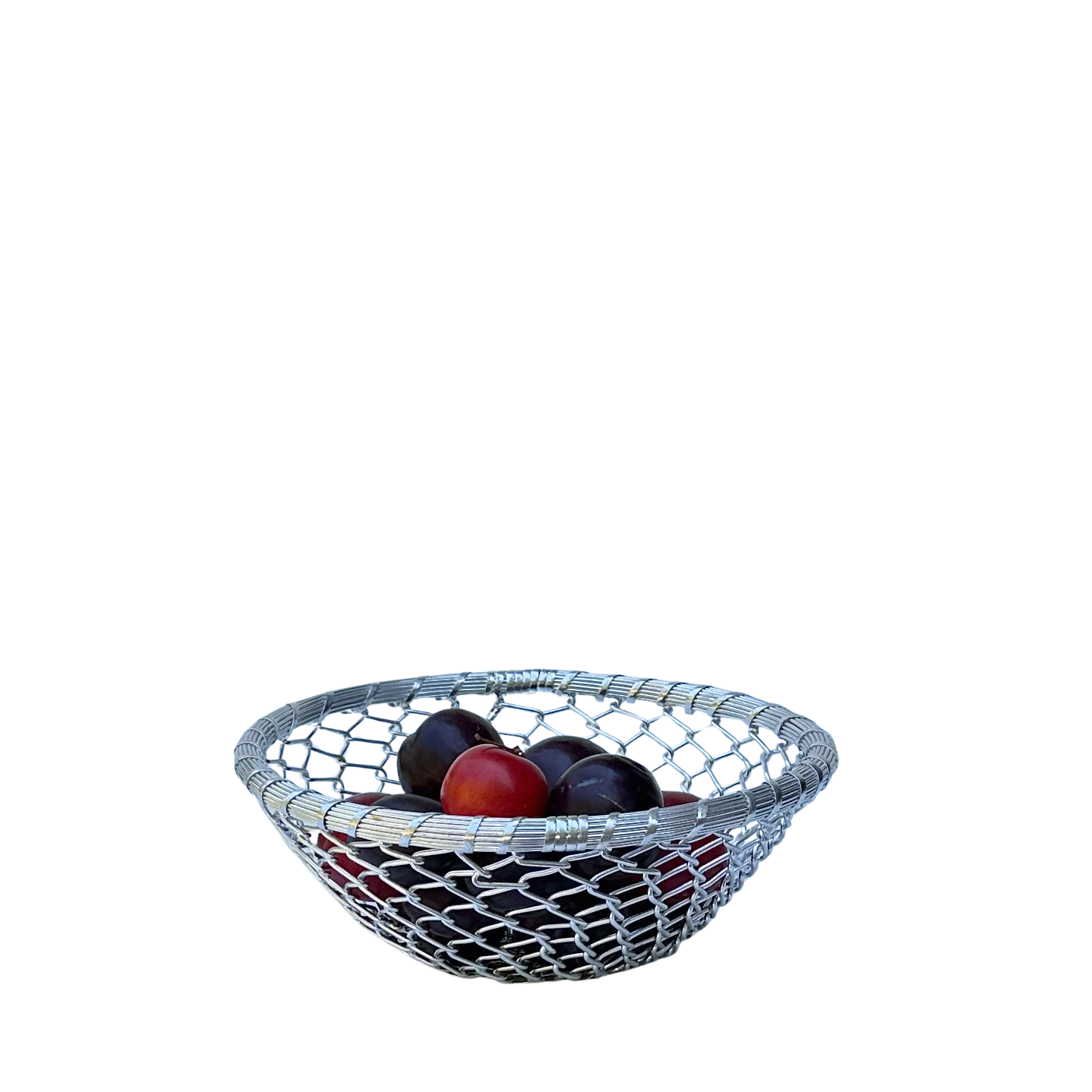 Vintage Woven Wire Bowl
