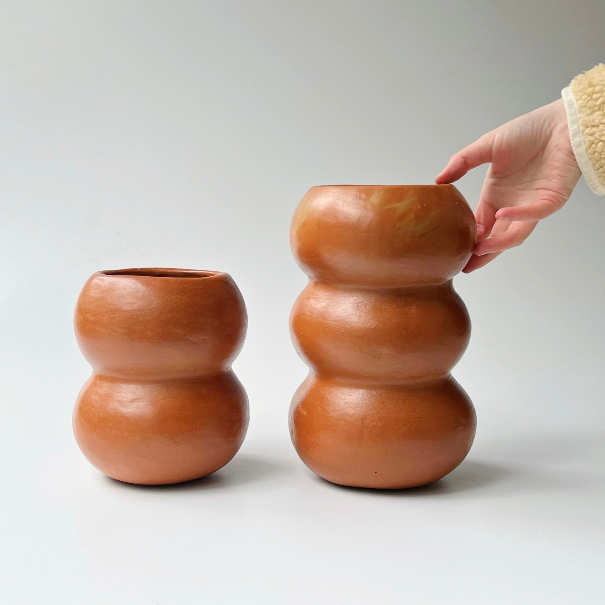 Terracotta Bubble Vessel, Small