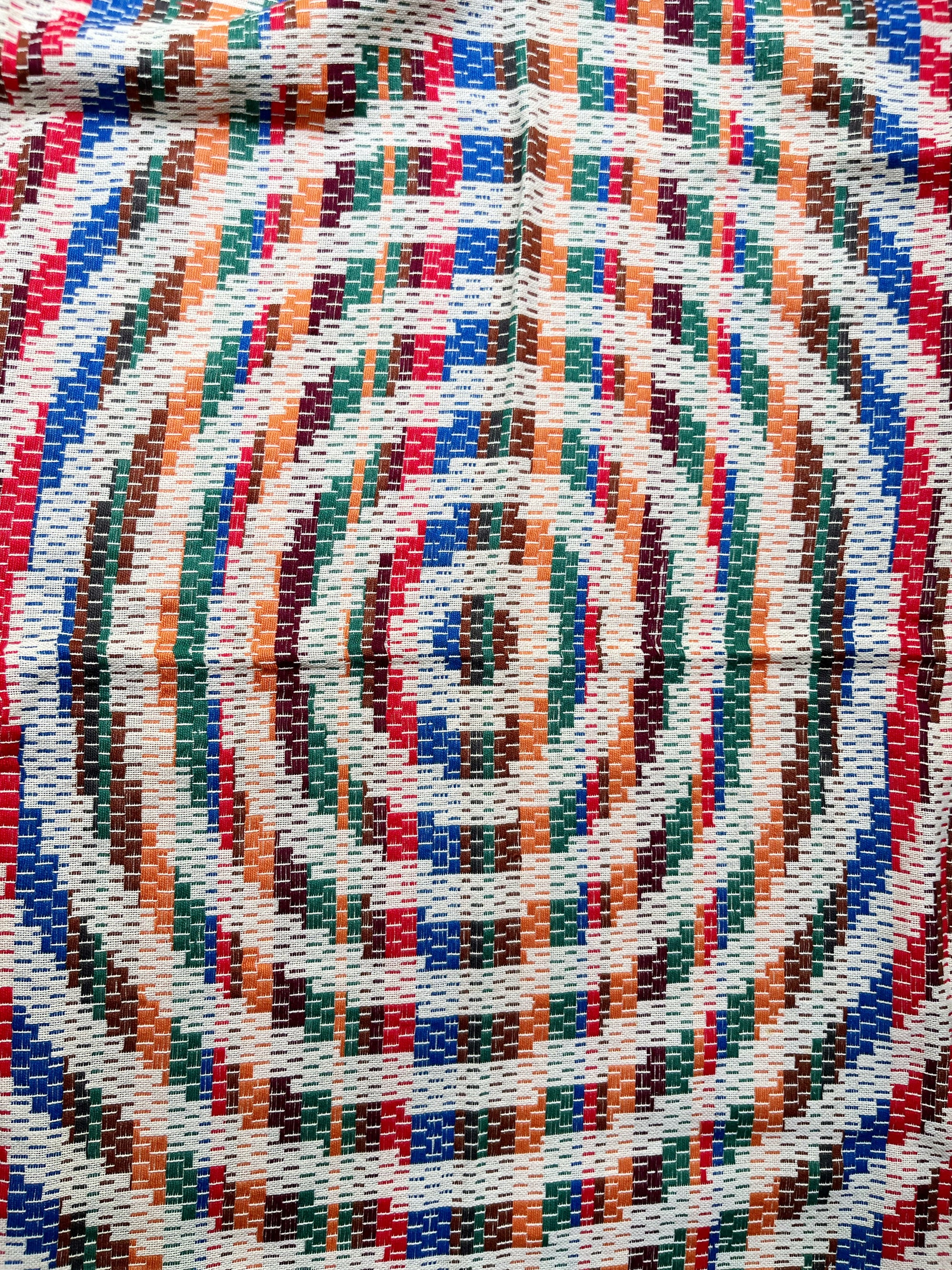 Vintage Woven Cotton Throw