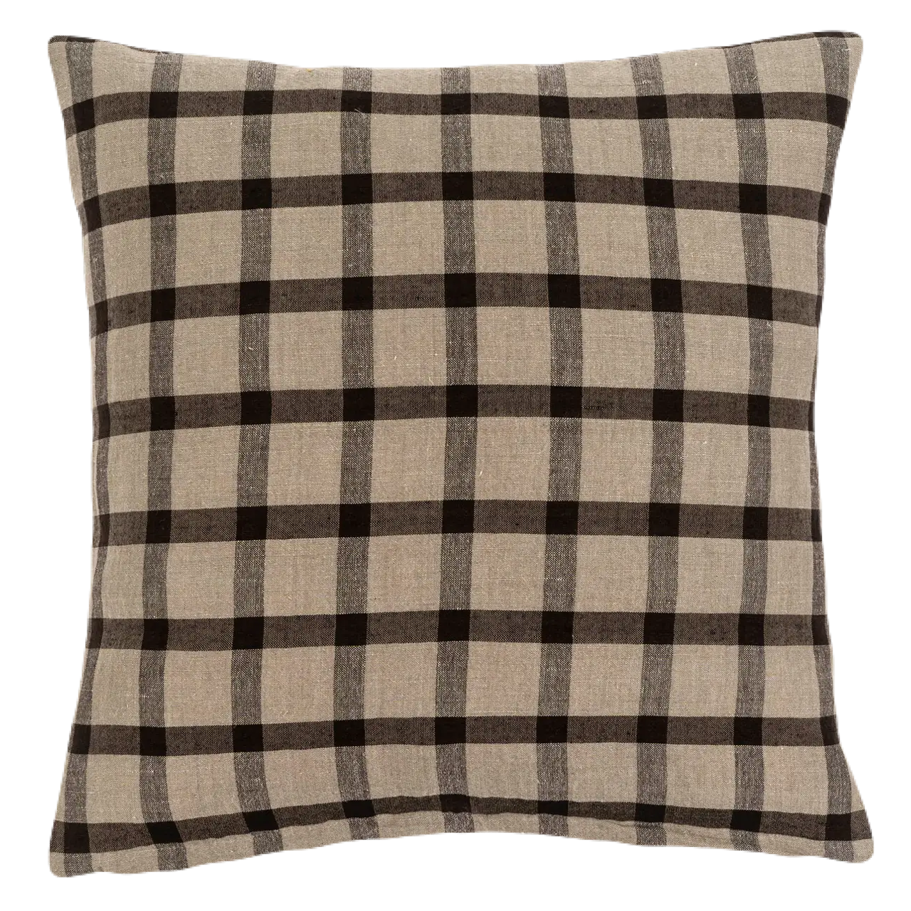 20x20 Linen Windowpane Pillow