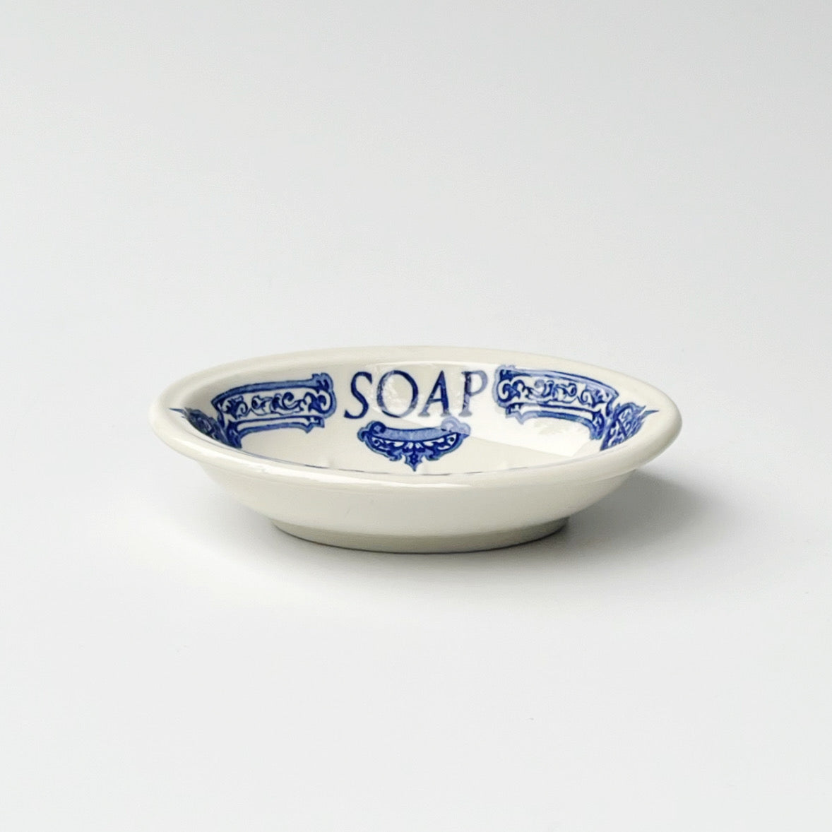 Vintage English Stoneware Soap Dish