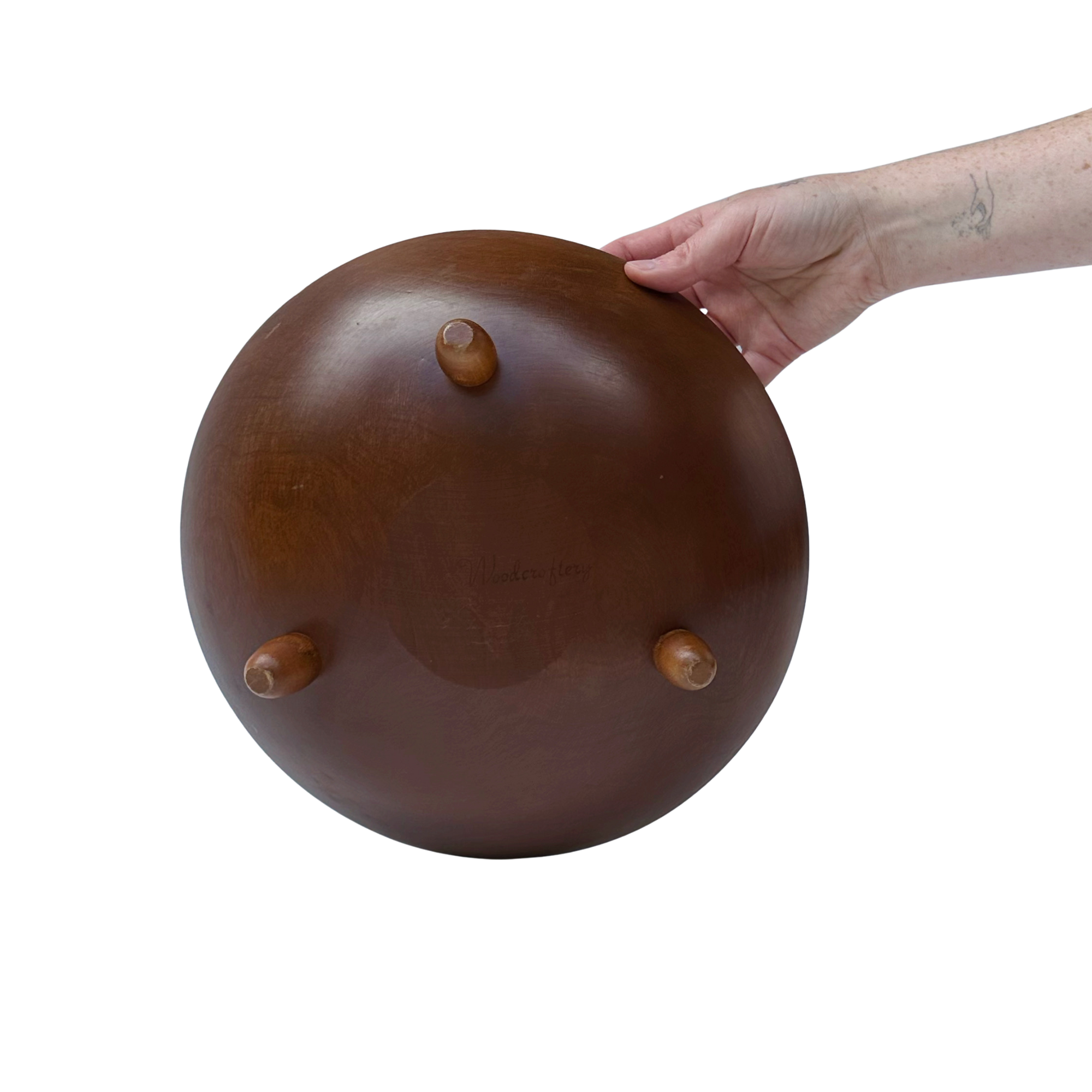 Vintage Woodcroftery Tripod Serving Bowl