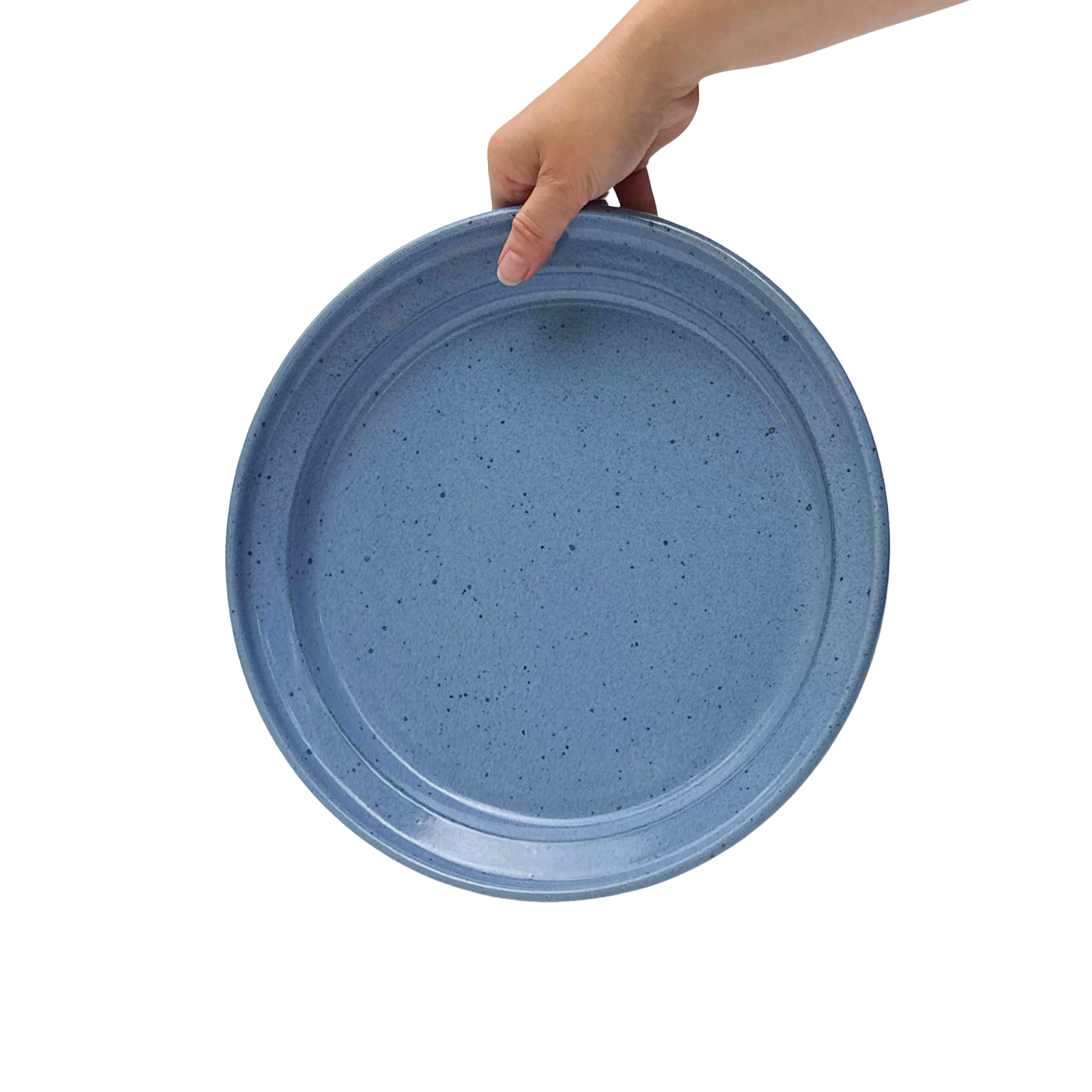 Vintage Dansk Nielstone Blue Round Platter