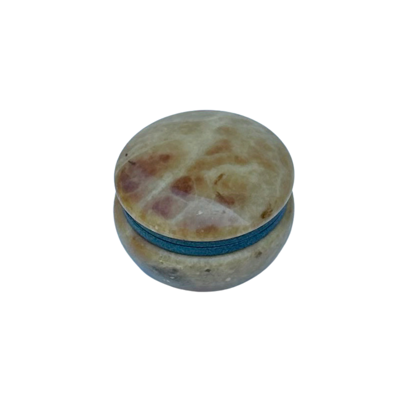 Vintage Italian Alabaster Trinket Box