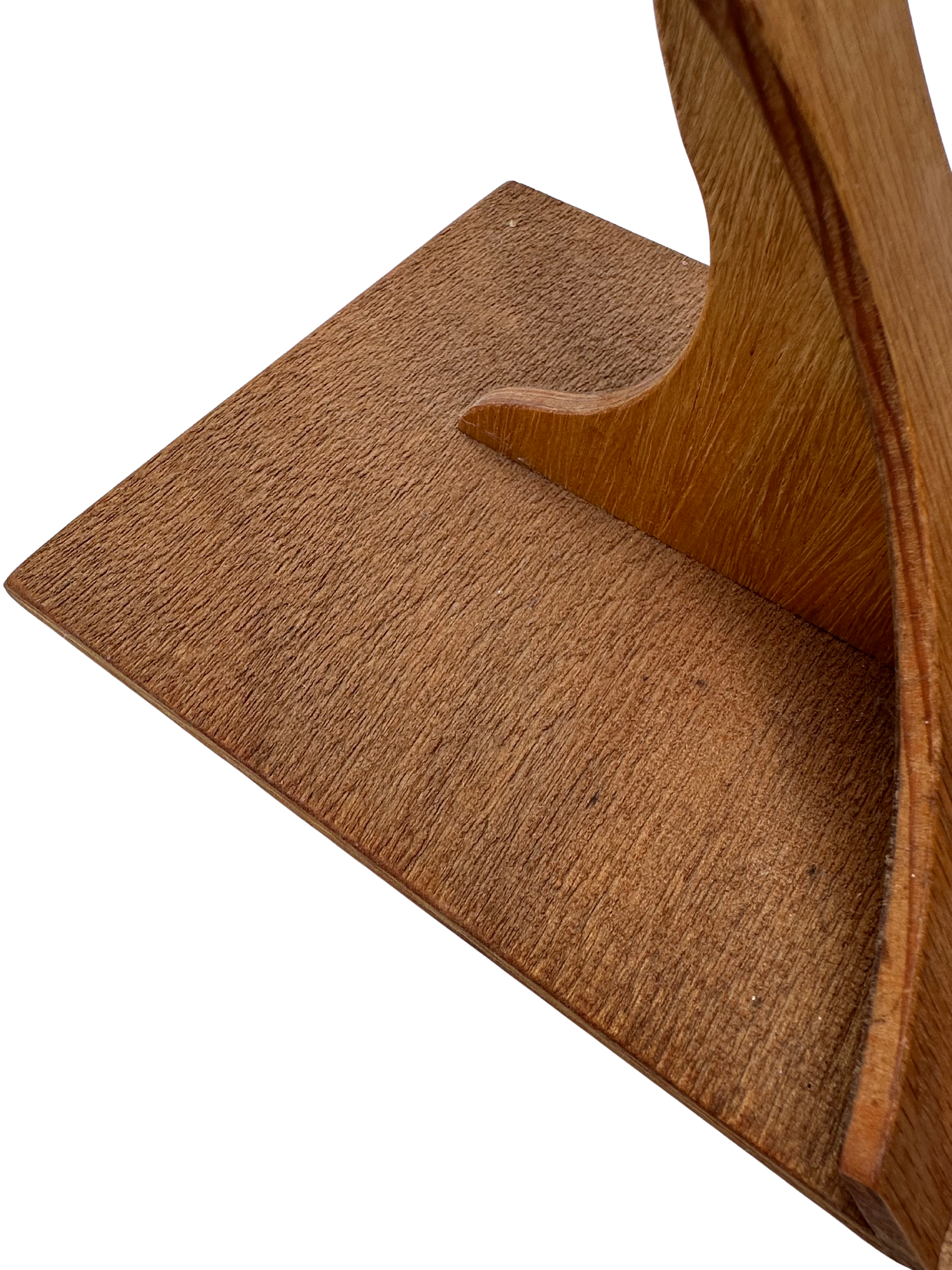 Vintage Plywood Book Stand