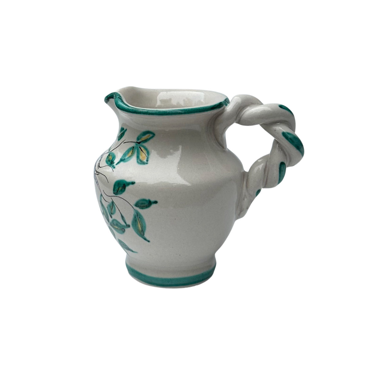 Vintage Italian Pitcher with Bird Motif