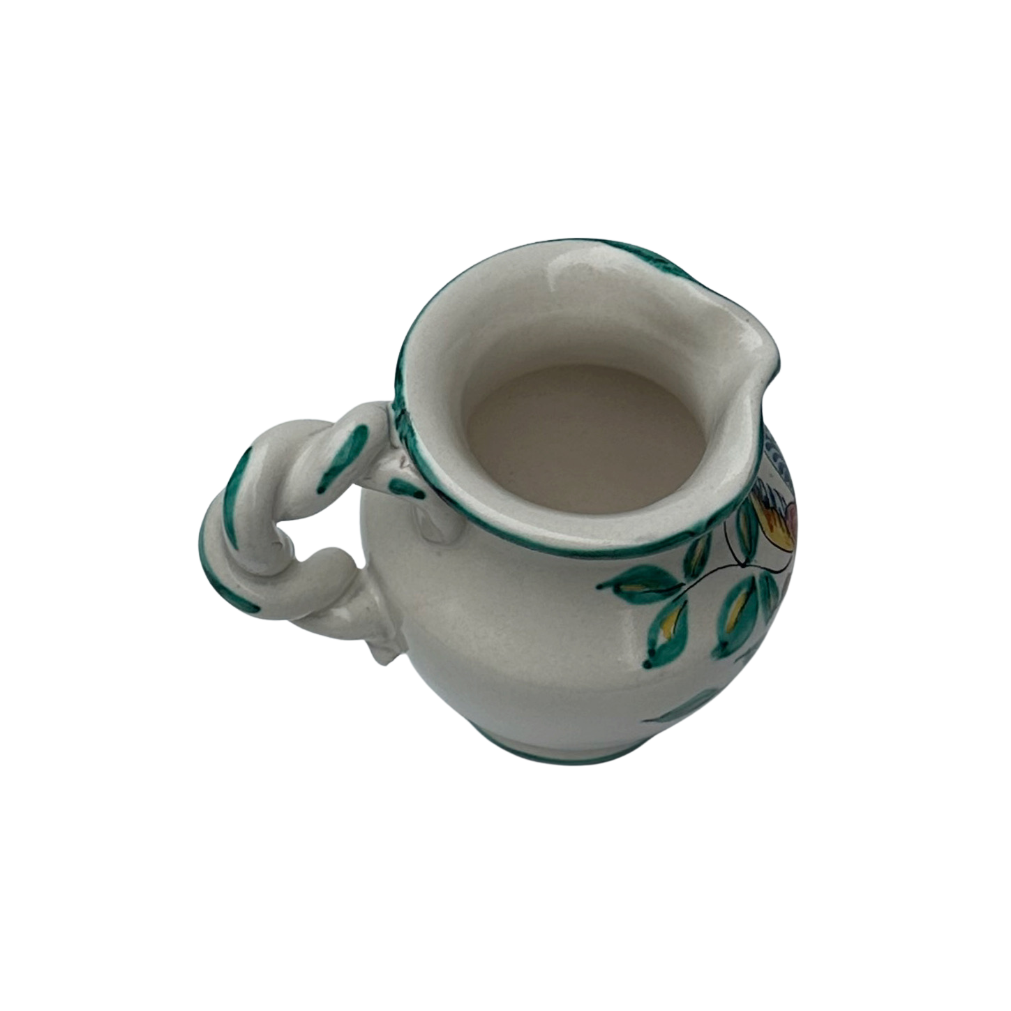 Vintage Italian Pitcher with Bird Motif