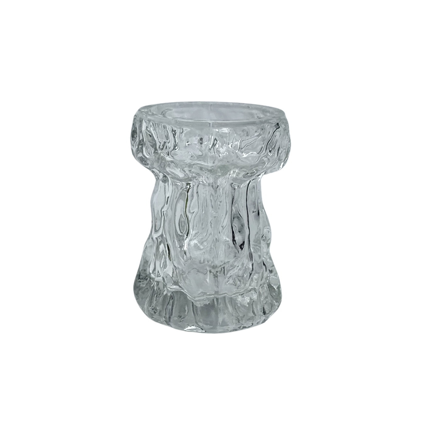 Vintage German Lumpy Glass Vessel