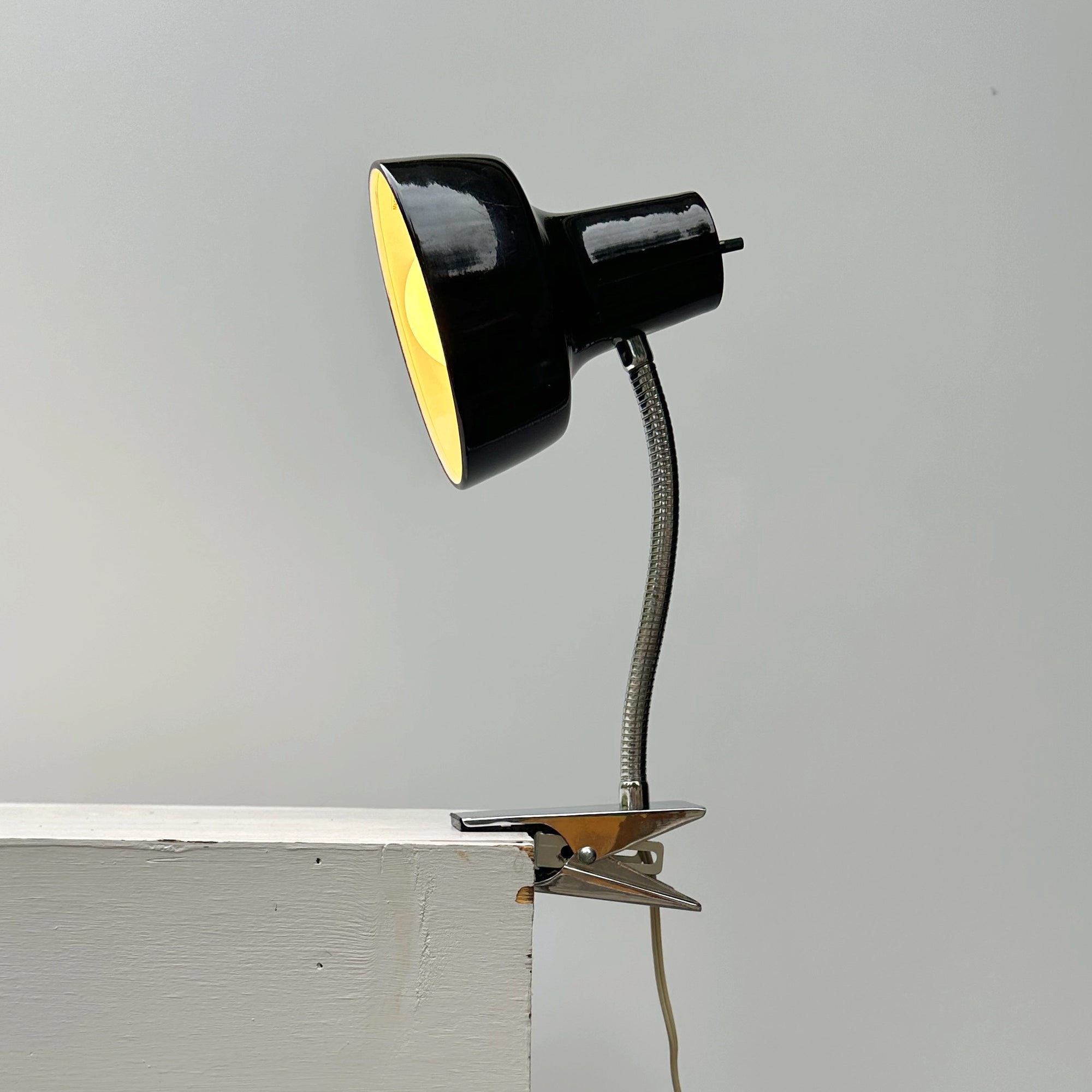 Vintage Black Clamp Desk Lamp