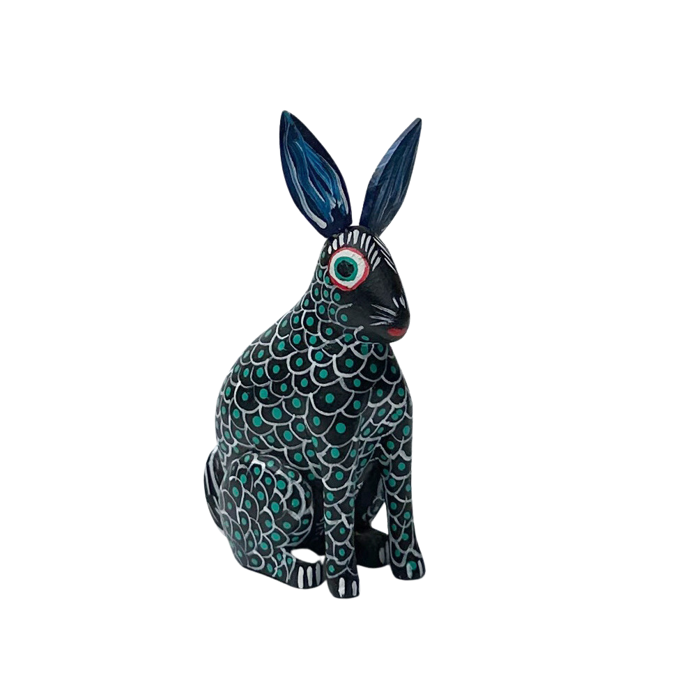 Mexican Folk Art Rabbit Figure
