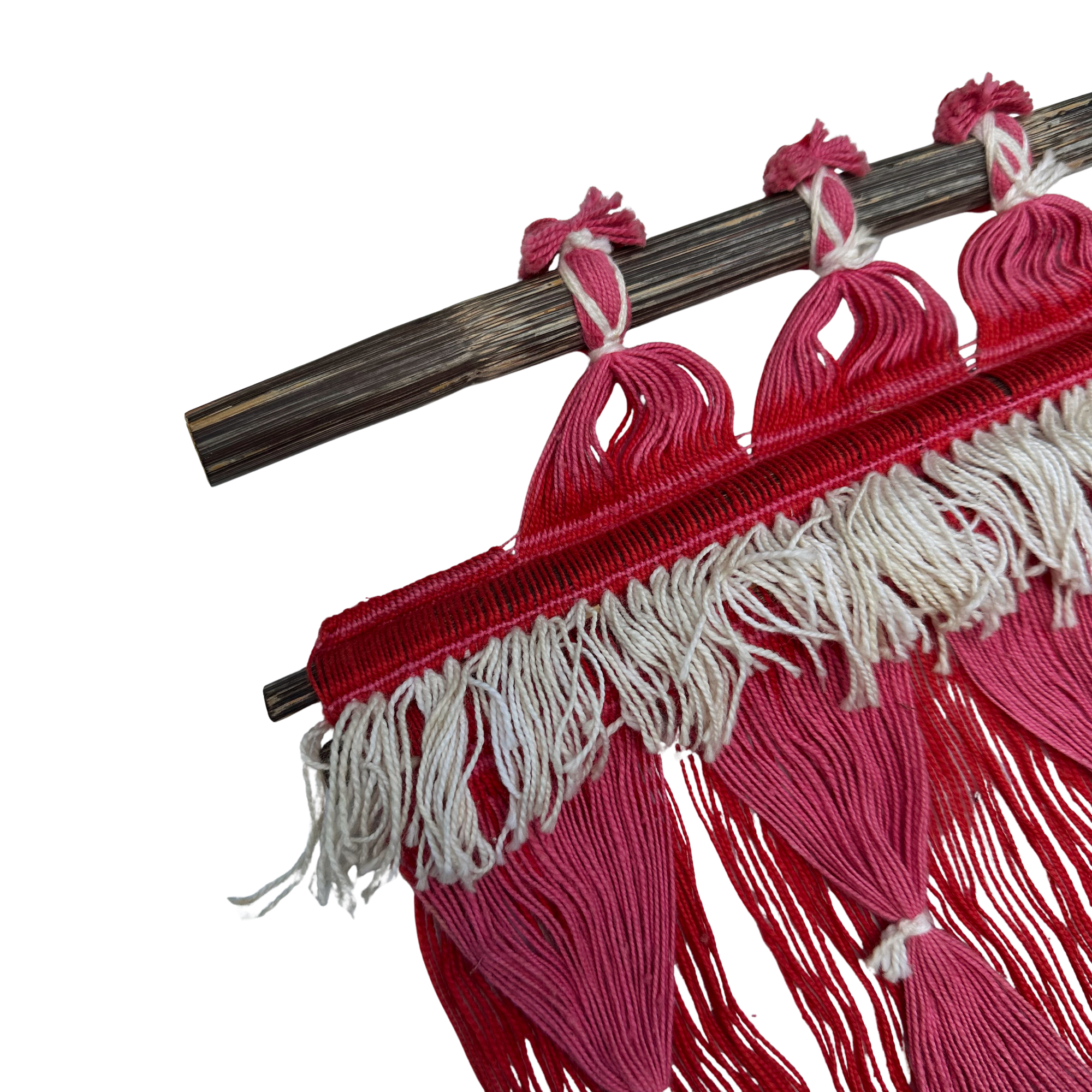 Vintage Red Doubleweave Wall Hanging