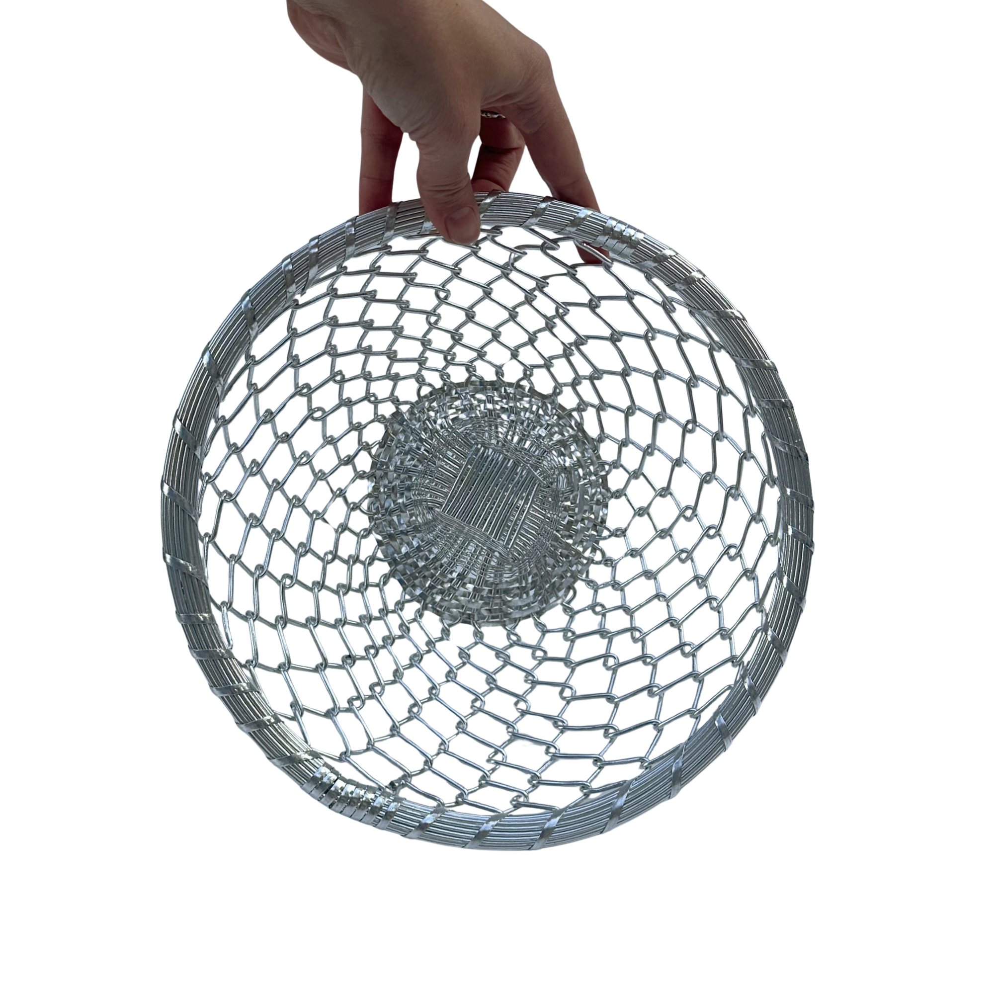 Vintage Woven Wire Bowl