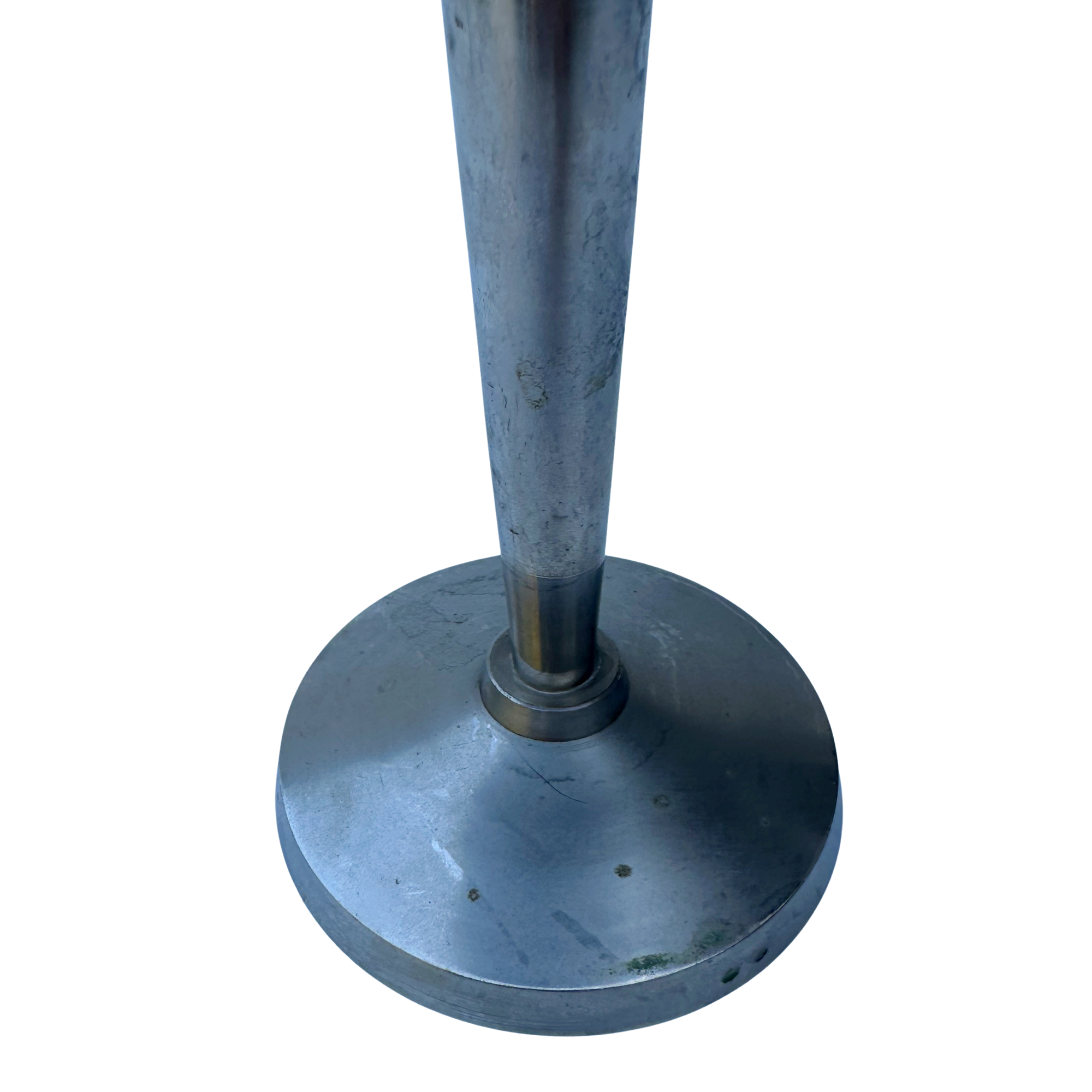 Vintage Steel Candle Holder with Shade