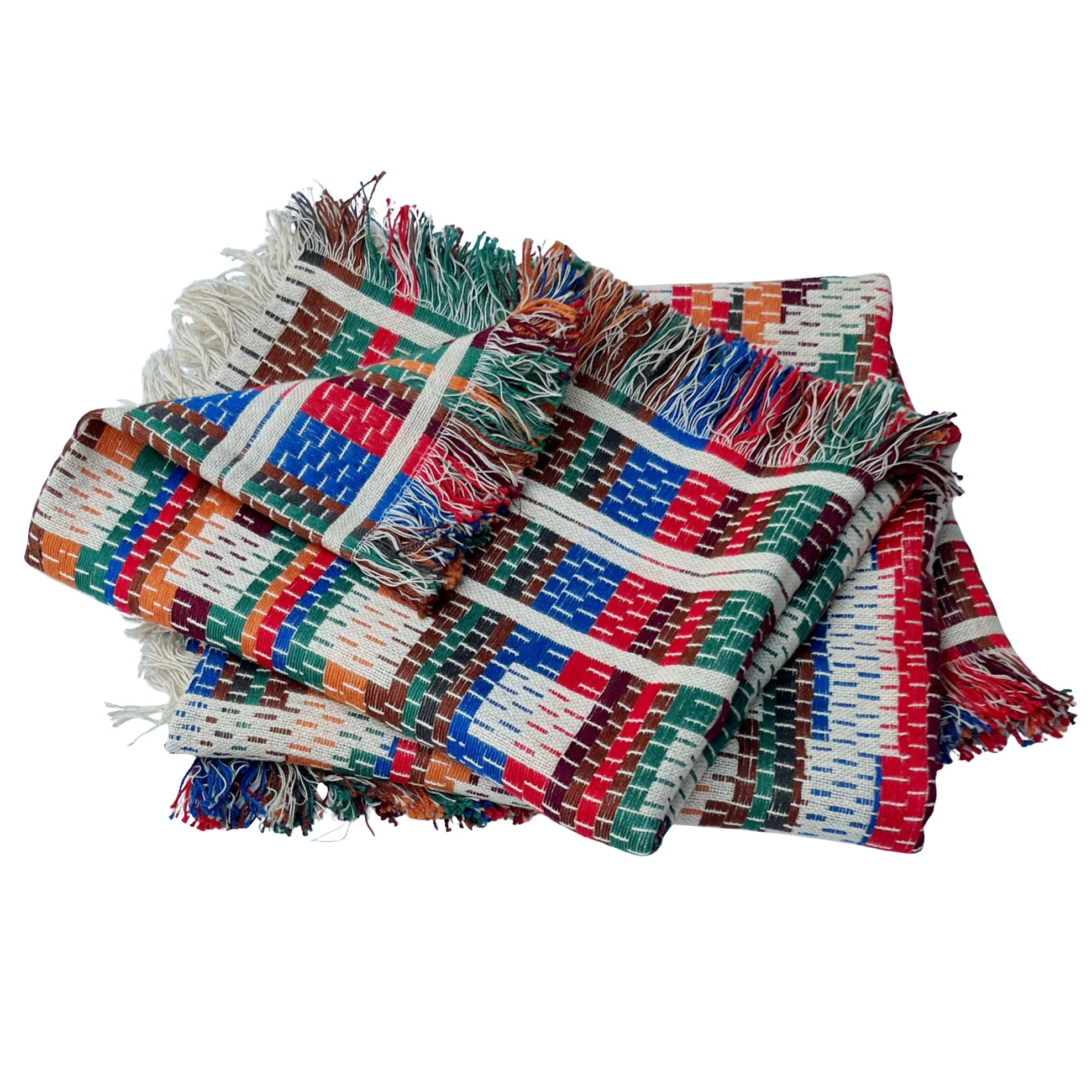Vintage Woven Cotton Throw