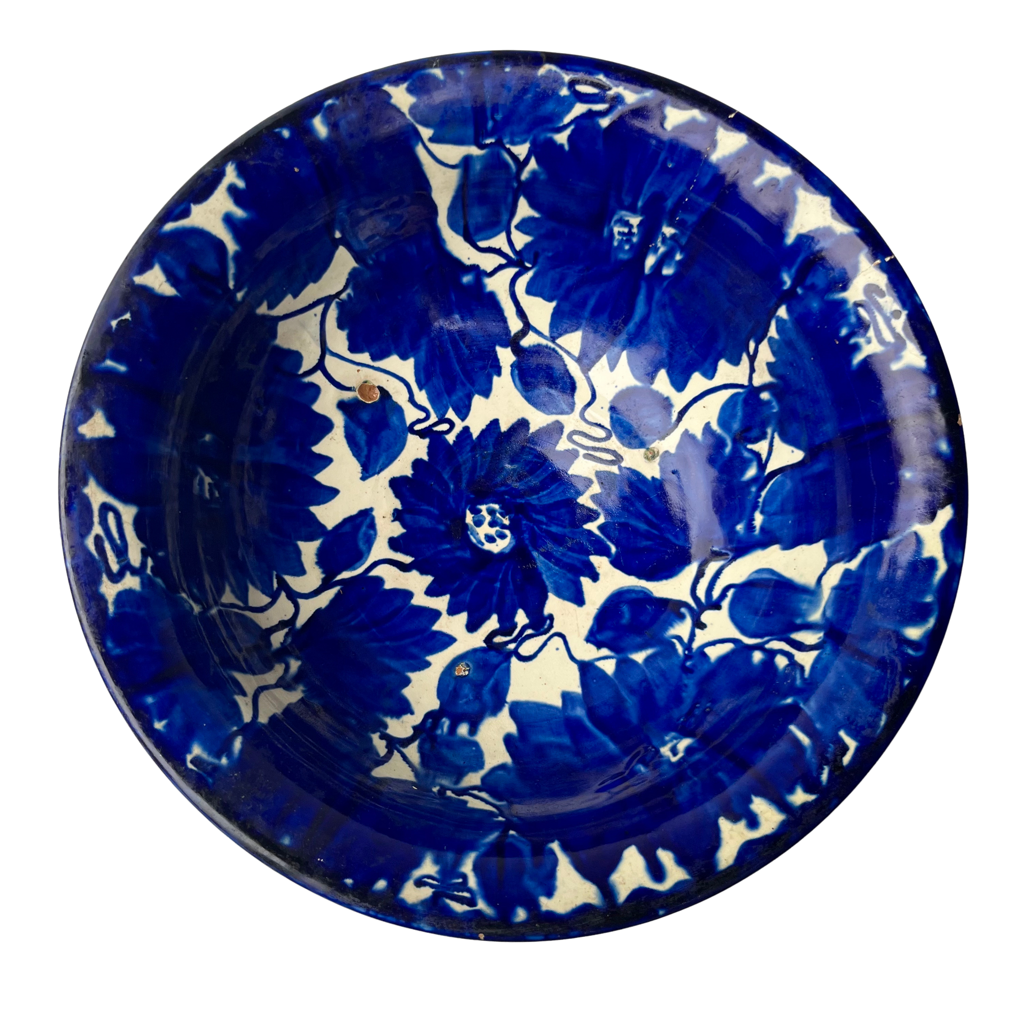 Vintage Hand Painted Spanish Pottery Bowl