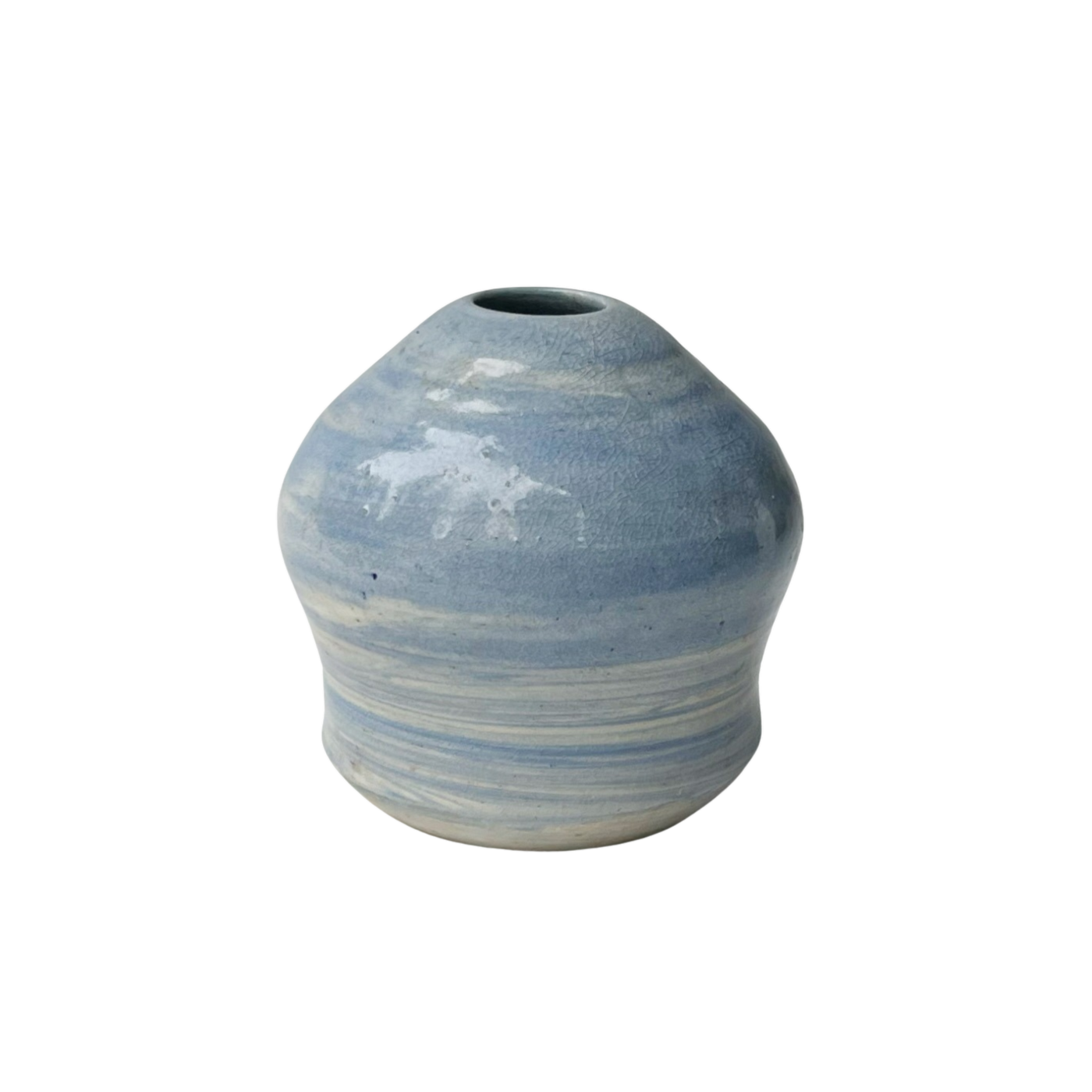 Vintage Handmade Ceramic Bud Vase