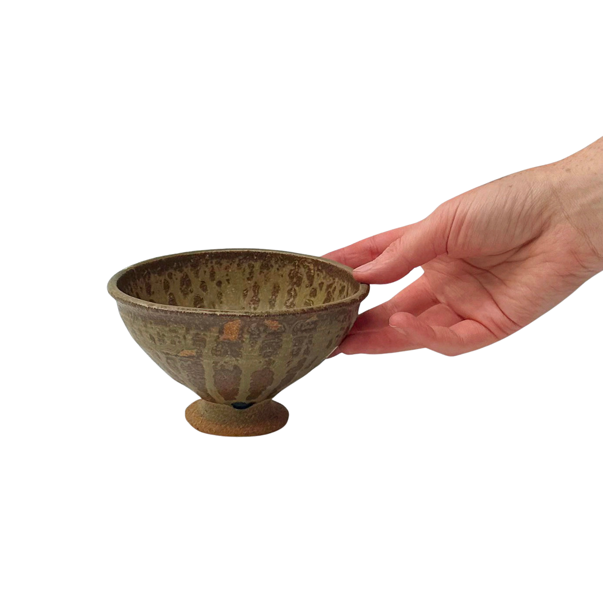 Handmade Pedestal Ceramic Bowl