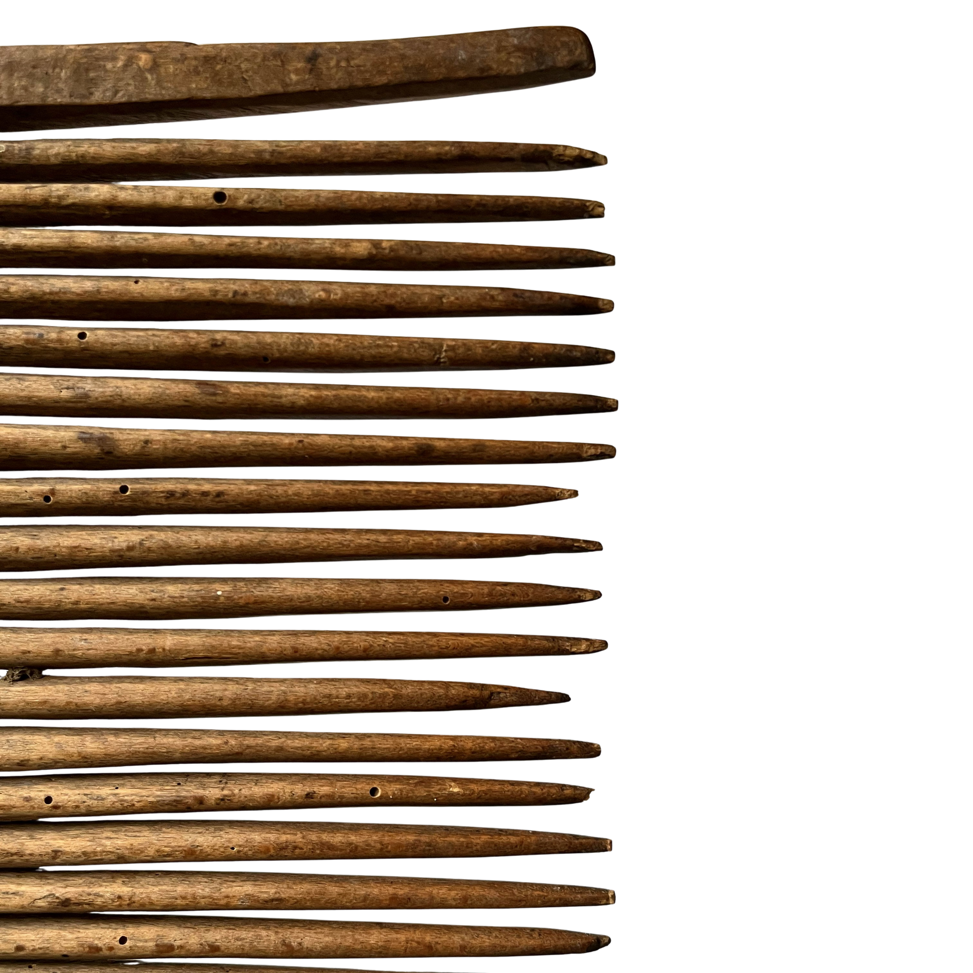 Antique 1930s Wooden Wool Comb