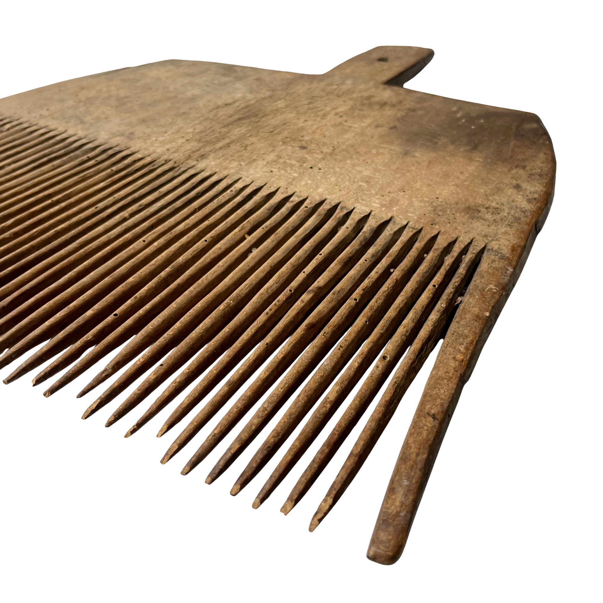 Antique 1930s Wooden Wool Comb