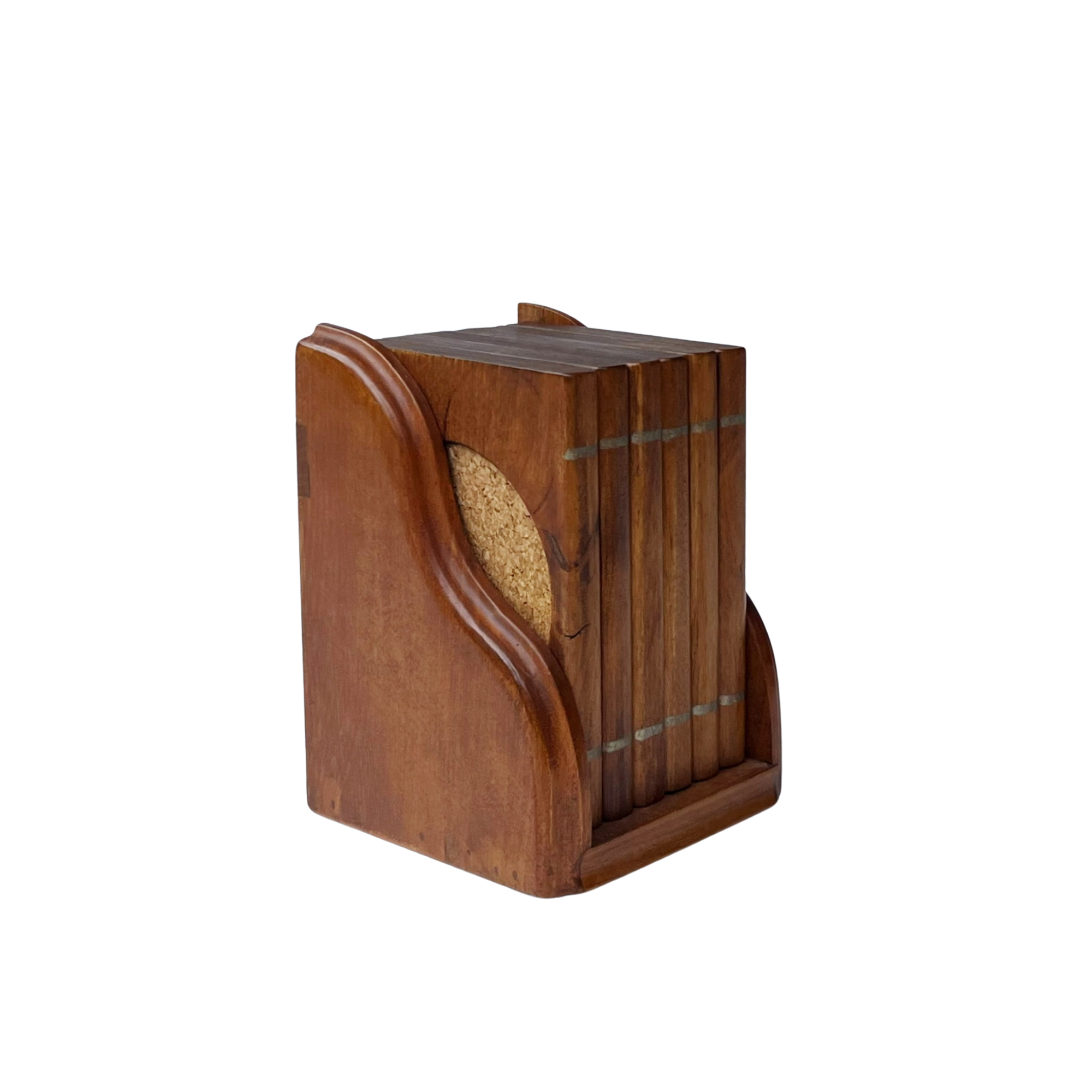 Vintage Mid Century Bookcase Coasters