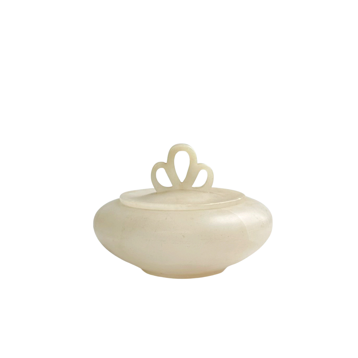 Vintage Alabaster Lidded Vessel