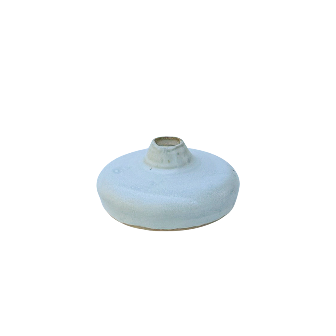 Handmade Squat Ceramic Bud Vessel