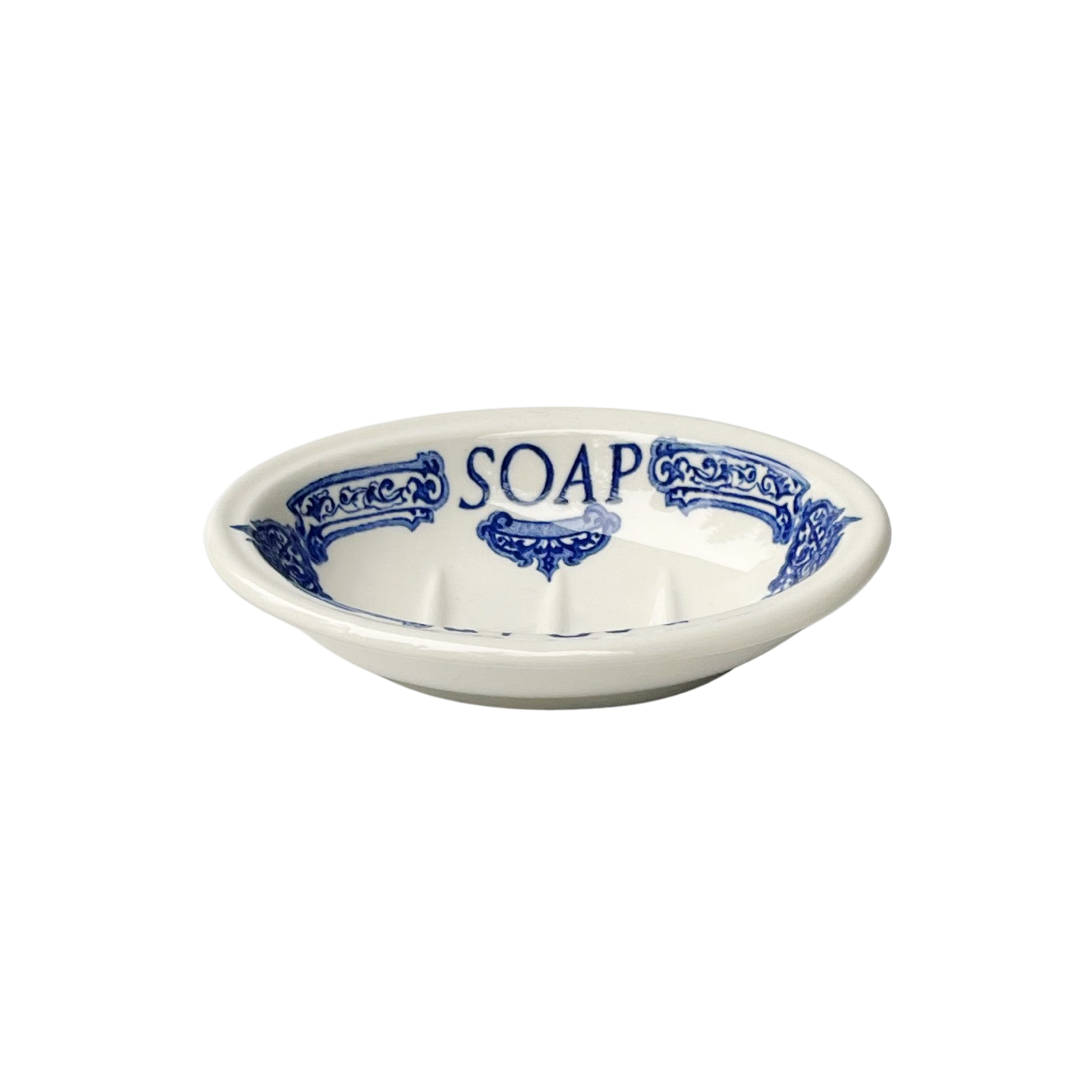 Vintage English Stoneware Soap Dish